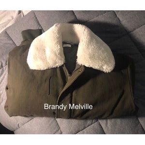 Brandy Melville Padded Bomber Jacket (Rare)